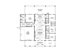 Farmhouse House Plan - Greenberry 50792 - 1st Floor Plan