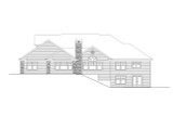 Traditional House Plan - Kittredge 56145 - Rear Exterior