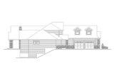 Traditional House Plan - Kittredge 56145 - Left Exterior