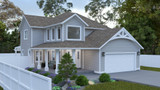 Farmhouse House Plan - Ashland 41293 - Front Exterior