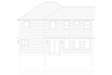 Farmhouse House Plan - Ashland 41293 - Rear Exterior