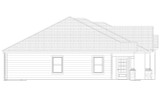 Traditional House Plan - 42911 - Left Exterior