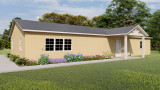 Traditional House Plan - Tildon 43403 - Rear Exterior
