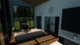 Contemporary House Plan - Texaco 14908 - Living Room