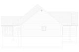 Farmhouse House Plan - Powell 49464 - Left Exterior