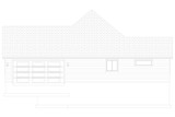 Farmhouse House Plan - Powell 49464 - Right Exterior