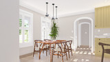 Farmhouse House Plan - Powell 49464 - Dining Room