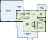Country House Plan - Riverbend 32909 - 1st Floor Plan