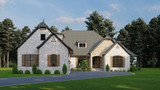 European House Plan - Saddler Cottage 92902 - Front Exterior