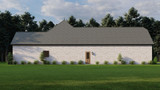 European House Plan - Saddler Cottage 92902 - Left Exterior