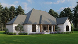 European House Plan - Saddler Cottage 92902 - Rear Exterior