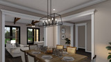 European House Plan - Saddler Cottage 92902 - Dining Room