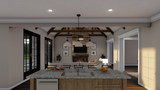 European House Plan - Saddler Cottage 92902 - Great Room