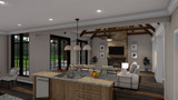 European House Plan - Saddler Cottage 92902 - Kitchen