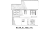 Traditional House Plan - Maple Street 45352 - Rear Exterior