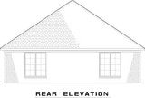 Secondary Image - Traditional House Plan - Cameron Lake 47659 - Rear Exterior