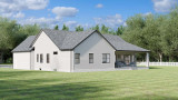 Country House Plan - 74518 - Rear Exterior