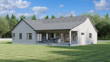 Country House Plan - 74518 - Rear Exterior