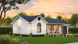 Ranch House Plan - Farrow 2 30325 - Left Exterior