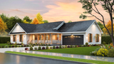 Ranch House Plan - Canada 2 41611 - Front Exterior