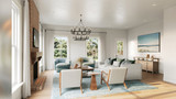 Farmhouse House Plan - Laura 3 63914 - Great Room