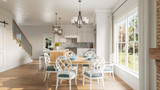 Farmhouse House Plan - Laura 3 63914 - Dining Room