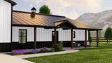 Farmhouse House Plan - 41617 - Exterior