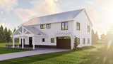 Country House Plan - 32683 - Right Exterior