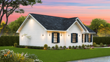 Traditional House Plan - Forrest 4 49217 - Left Exterior
