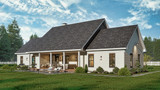 Farmhouse House Plan - Blackwell Farmhouse 11293 - Rear Exterior
