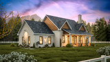 Farmhouse House Plan - Blackwell Farmhouse 11293 - Left Exterior