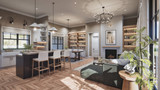 Secondary Image - Farmhouse House Plan - Blackwell Farmhouse 11293 - Great Room