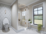 Farmhouse House Plan - Blackwell Farmhouse 11293 - Master Bathroom