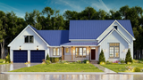 Farmhouse House Plan - Debbie 3 86255 - Front Exterior