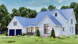 Farmhouse House Plan - Debbie 3 86255 - Right Exterior
