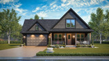 Craftsman House Plan - Carter 3 46590 - Front Exterior