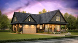Craftsman House Plan - Carter 3 46590 - Left Exterior