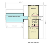 Craftsman House Plan - Carter 3 46590 - 2nd Floor Plan