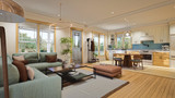 Craftsman House Plan - Carter 3 46590 - Great Room