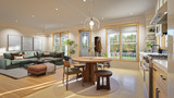 Craftsman House Plan - Carter 3 46590 - Great Room
