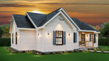 Secondary Image - Traditional House Plan - Edison 2  60339 - Front Exterior
