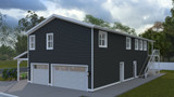 Country House Plan - Porter Barndo 35805 - Right Exterior