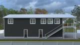 Country House Plan - Porter Barndo 35805 - Rear Exterior