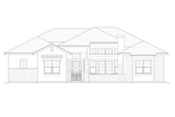 Ranch House Plan - Emma Lake 14551 - Front Exterior