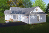 Cottage House Plan - Southbeach 45276 - Right Exterior