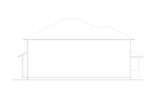 Traditional House Plan - 77873 - Left Exterior