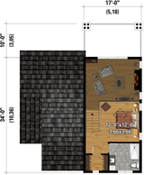 Secondary Image - Craftsman House Plan - 48833 - 2nd Floor Plan