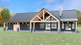 Farmhouse House Plan - 17049 - Rear Exterior