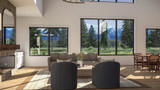 Secondary Image - Farmhouse House Plan - Stonewater 59704 - Great Room