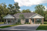 Traditional House Plan - Niko Duplex 92297 - Front Exterior